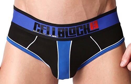CellBlock 13 Mens Liquid Shadow Backless Brief Blue Large