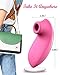 BOMBEX Clitoral Sucking Vibrator - Clit Sucker with 10 Frequencies| Waterproof Rechargeable Nipple Stimulator| Oral Sex Simulator Sex Toy for Women