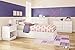 South Shore Litchi 6-Drawer Double Dresser, Pure White with Nickel Finish Knobs