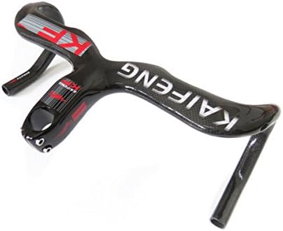 SportsInn Ultralight Full Carbon Fiber Road Racing Touring Bike Bicycle Dropped Handlebar Bike Stem Integration Width 400mm 420mm 440mm (440)