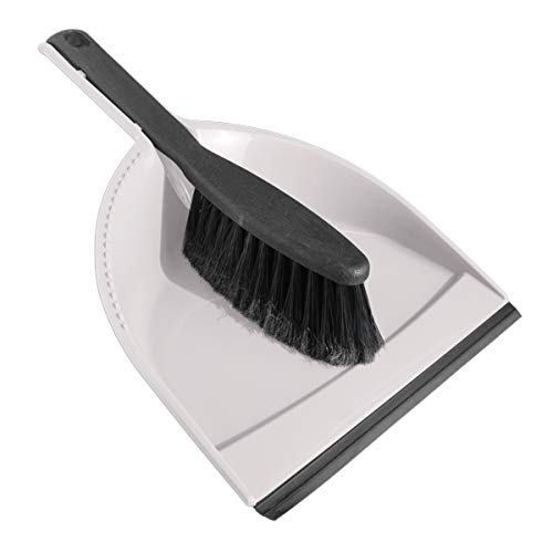 ECONATURAL by York Eco Dustpan Set with Shovel, Polypropylene, Grey, Standard