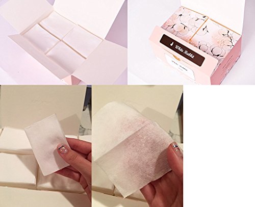 image for [White Rabbit] Premium Cotton Pad (Plain Type 200pcs + Perforated Type