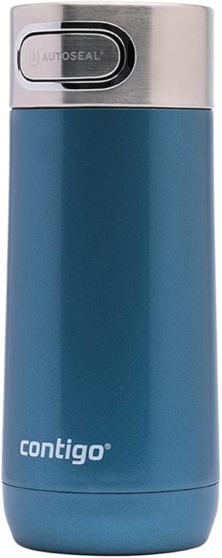 Luxe Autoseal mug isotherme, thermos café, mug en acier inoxydable avec isolation Thermalock, bouteille isotherme, tasse à café avec couvercle sans BPA facile à nettoyery, White Zinfandel, 360