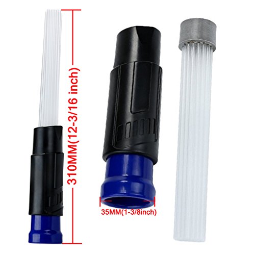 Gatycallaty As Seen On TV 2018 Brush Cleaner Remover Universal Vacuum Attachment-Air Vents/Keyboards/Drawers/car/Tools/Crafts/Jewelry/Plants(Blue) (Blue) - Thumbnail 3