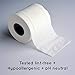 Bim Bam Boo 100% Bamboo Organic Chemical-Free Bulk Toilet Paper, Cloud-like Softness, Plant-Based Sustainable Tree-Free Bathroom Tissue, 24 Eco-Friendly Rolls, 2 Ply, 295 Sheets for RV and Camping