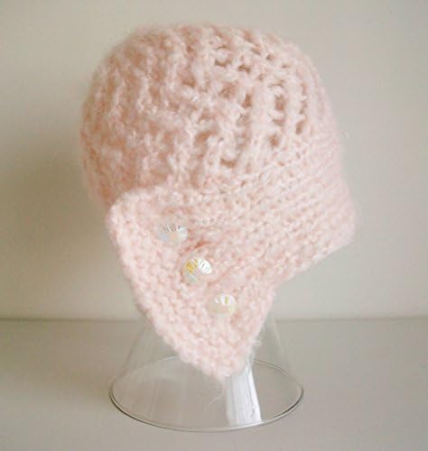 Madame Coco Pink Knit Cloche Hat