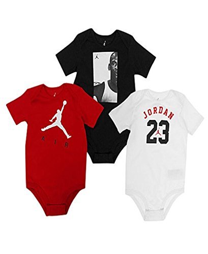 Jordan 3 Piece Bodysuit Set - Infant (Assorted, 3-6 Months)