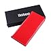 Hoobest Women RFID Blocking Wallet Soft Genuine Leather Wallet, Ladies Slim RFID Billfold, Red