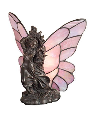 Meyda Tiffany 50427 Drifting Fairy Accent Lamp, 8" Height
