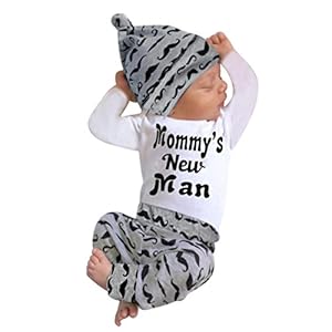baohooya Babyromper voor jongens en meisjes, 0-18 maanden, romperpak van katoen, body + broek + muts, warm
