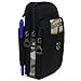 liangdongshop 6.8 Inch Water Resistant Oxford Waist Bag Cell Phone Sleeve Cross Body Pack (Black)