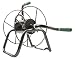 Yard Butler Handy Reel Easy Winding Heavy Duty Metal Garden 75' Water Hose Reel Low Profile Portable Ground Or Wall Mount- IHR-1SLV Hammered Silver Vein