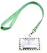 Science Party Favors Kids Lanyards, 12 Pack Mad Scientist Theme Party Supply Decorations, Doctor Security Clearance Personalize Label in Plastic Tag Holder with Green Straps