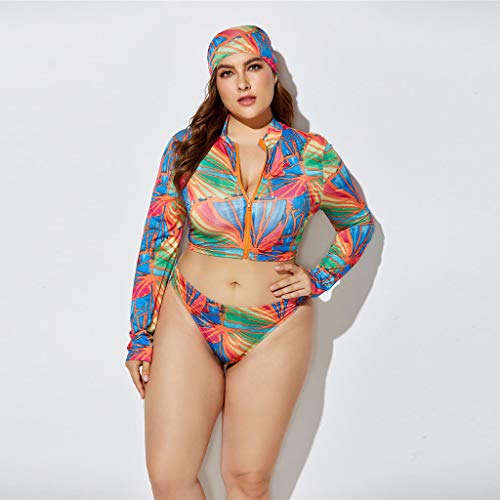 image for YunZyun Women Tankini Set, 3-Piece/Set Womens Plus Size Swimsuits Wome