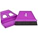 miniWISP Small Broom and Dustpan Set for Home, Hand Broom Pet Hair Remover Brush, Indoor Outdoor Household Cleaning Set, 6'' Width, Purple