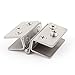 uxcell® Shower Door Metal Glass-to-Glass Clamp Clip Hinge for 8mm - 10mm Glass