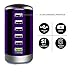 Wyness Quick Charge 3.0 USB Wall Charger 6 Ports Desktop QC 3.0 USB Hub Charging Station Multi USB Charger Fast Charging Compatible with Phones,Tablets Smartphones and More(Purple)