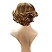 Wigs, Hatop Curly Hair Short Paragraph Elegant Ladies Hood Atmospheric Fashion Wigs