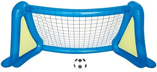 Kids Inflatable Soccer. This Kiddie Blow Up Football Splash Set Is Great For Teens, Children &amp; All Family To Have Summer Outdoor Water Fun Playing In Backyard, Patio, Lawn &amp; Swimming Pool With Ball.