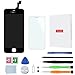 iPhone SE Screen Replacement Black - YPLANG LCD Touch Screen Digitizer Replacement Repair Kit with Completed Tools and Tempered Glass Screen Protector for iPhone SE/5S 4 inch Black