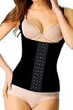 FIYOTE Women's Steel Boned Latex Waist Trainer Vest