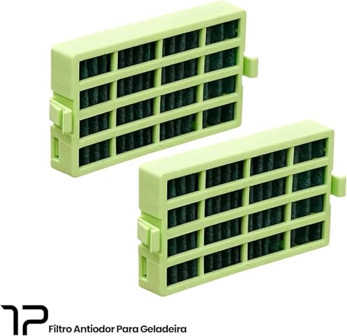 Kit 2 Filtros Antiodor Para Geladeira Consul Bem Estar Compatível CRM45 CRM47 CRM49 CRM50 CRM51 CRM52 CRM55 CRM56 Carvão Ativado Antibacteriano Para Refrigerador