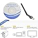 Wsky 1200Mbps Wireless USB WiFi Adapter - Best Dual Band (2.4G/300Mbps+5.8G/867Mbps), USB Laptop Network Adapters, Perfect for Win10/8.1/8/7/XP Mac OS 10.4-10.12 Linux(Kernel 2.6X-4.1X)