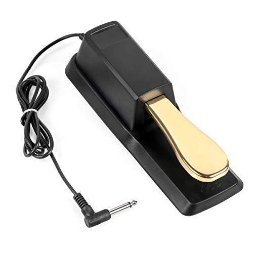 Sustain Stand Pedal for Digital Piano Keyboard, Piano Foot Damper Pedal