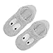 Womens Indoor Warm Fleece Slippers, Ladies Girls Lovely Cartoon Winter Soft Cozy Booties Non-slip Fuzzy Plush Mules Home Bedroom Slip-on Shoes Ankle Boots (US size: 7/8(EUR size: 38/39), Big Eyes)