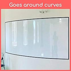 Peel and Stick White Board, Huge 4x8 Ft, 48"x