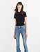 Simple Retro Women's Cotton Short Sleeve Round Neck Crop Top