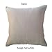 ULOVE LOVE YOURSELF Modern Simple Geometric Style Pillow Covers Black Beige Stripe Home Decorative Throw Pillow Cases 18 x 18 Inches, Set of 6 for Porch Couch Sofa Decor (Geometric-1)