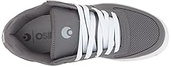 Osiris Men's Relic Skate Shoe, Grey/White/Light