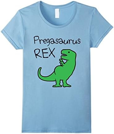 Women's pregasaurus rex t-shirt Medium Baby Blue