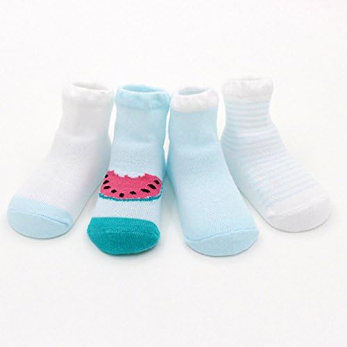 GuiXinWeiHeng 10pcs Children socks breathable cotton baby socks breathable baby socks (color random) , 3-5 years old