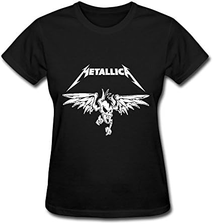 Rock Band Metallica Fans Logo Women's T-shirt Black