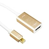 Amebay 0.5Ft Mini DisplayPort (Thunderbolt) to HDMI Adapter for MacBook