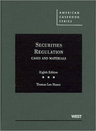 Securities Regulation (University Casebook Series)  pdf