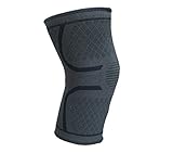 Compression Knee Sleeve for Sports Running Jogging Lifting Knee Pain Arthritis - Fly Industries (Large)