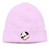 DETO Men's&Women's Ghostbusters Patch Beanie MountaineeringPink Hat