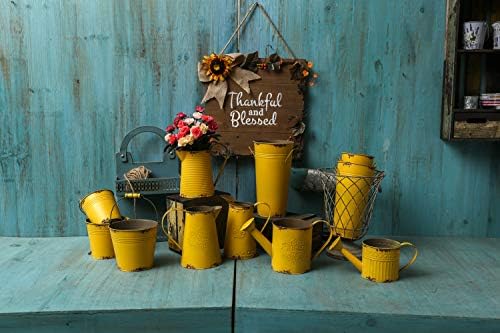 Metallic farmhouse flower vase with a 7cm opening, priced at $19.98 as of August 9, 2023.