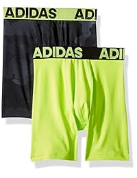 Calzoncillos boxer ClimaLite de adidas para chicos (paquete de 2)