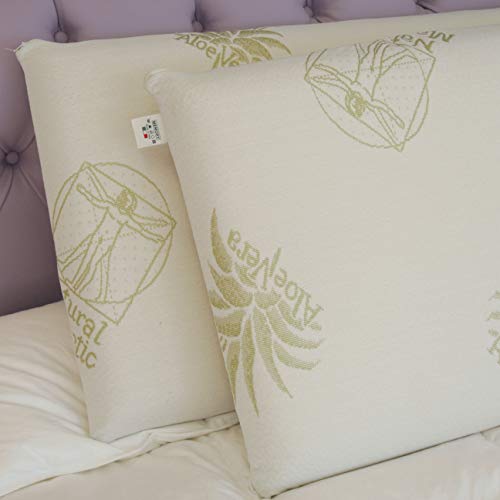 Baldiflex Pair Of Pisolo Memory Foam Pillows 100 Made In Italy