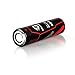 Ohmash O-B18650-40R 18650 Battery 2600mAh, 40A Flat Top 3.7V Rechargeable Li-ion Batteries for High Drain Devices With Free 18650 Battery Case/Holder (4Pack)