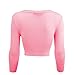 YEMAK Women's Cropped Bolero Cardigan – 3/4 Sleeve V-Neck Basic Classic Casual Button Down Knit Soft Sweater Top (S-4XL)