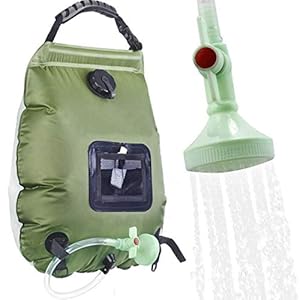 YWT Zonne Douche Tas Camp Douche 5 Gallon/20L Verwijderbare Slang en Schakelaar, Verstelbare Douchekop, Camping Strand…