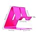 Desktop Phone Holder-Foldable Pink Phone Holder, Sturdy Mobile Phone Holder Handheld Metal Desktop Iphone Holder, Compatible With All Mobile Phones, Iphone, Switch, Ipad, Tablets (4-10 Inches)