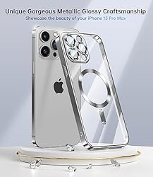 Waldeng for iPhone 15 Pro Max Case with Integrated
