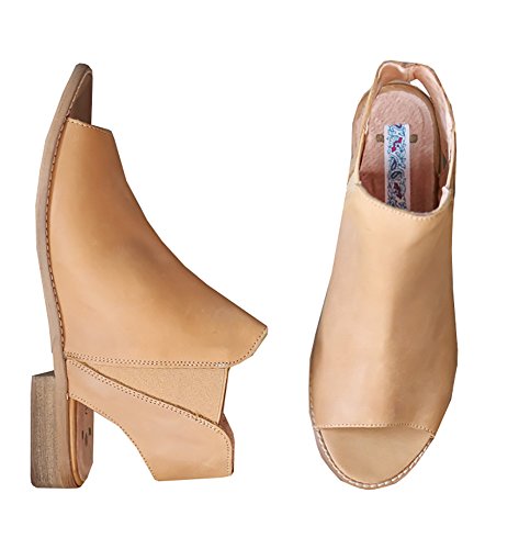 peep toe booties low heel