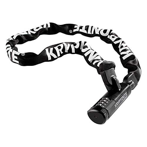 Kryptonite Keeper 790 Combo, Kettenschloss mit 4-stelliger Kombination, 7 mm gehärtetem Manganstahl, Sicherheitslevel 5/10, für Fahrräder und Scooter;
